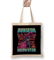 Dungeon Meowster Cute & Funny Gaming Bez Çanta Uzun Saplı