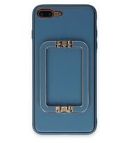 Durukar® iPhone 7 Plus Kılıf Coco Elit Kapak - Mavi