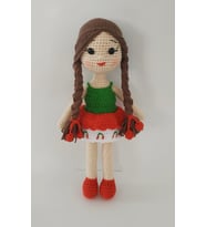 Kiraz Bebek Amigurumi Organik Oyuncak