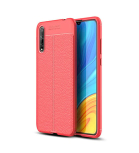 Lexroo Huawei P Smart S (Y8P) Kılıf Niss Silikon Kılıf - Kırmızı