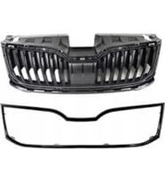 Skoda Octavia 3 2013-2017 Panjur Cercevesi Mat Siyah 5E0853761AF9R Wisco