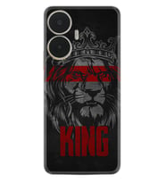 Realme C55 Kılıf Resimli Desenli Silikon Platinium Series King 1894