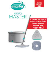 Aqua Master Temizlik Seti: Üçgen Aparat, Kare Mop, Hediyeli, Su Ayırıcı