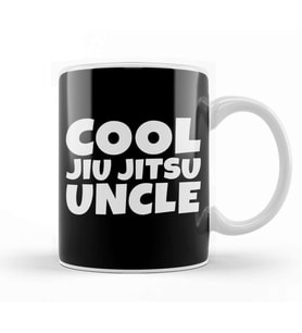 Cool Jiu Jitsu Uncle Funny BJJ Jiu Jitsu MMA Uncle Kupa Bardak Porselen
