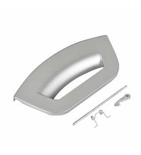Ariston Hotpoint Uyumlu indesit FMD 924STK - FMG 821SMA Çamaşır Makinesi Kapak Mandal Tutamağı GRİ