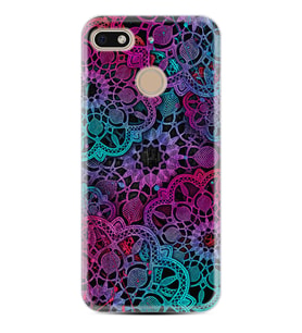 General Mobile GM8 Go GM9 GM20 Pro Plus Kılıf Desemli Silikon Colurful Mandala 1667