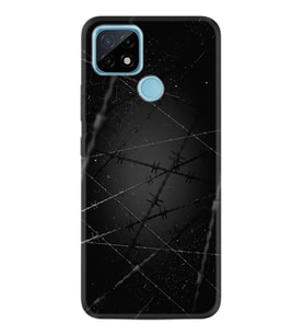 Realme C11 C21 C21Y C25Y C11 2021 Kılıf Desemli Silikon Dikenli Tel 1779