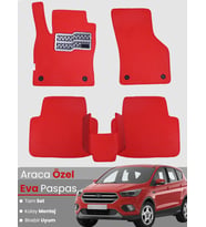 FORD KUGA 2 (2013-2019) Uyumlu EVA Paspas Tam Set–Araca Özel,Su Geçirmez,Kolay Montaj