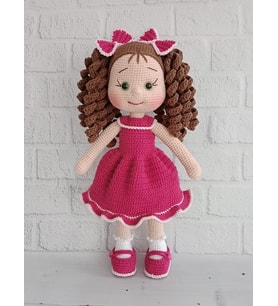 Öykü Bebek Amigurumi Organik Oyuncak