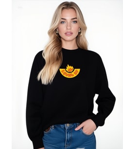 LEVEL UP UNİSEX SWEATSHİRT (Siyah)
