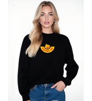 LEVEL UP UNİSEX SWEATSHİRT (Siyah)