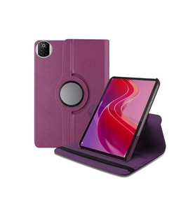 Pilelistore   Huawei Honor Pad X7 360 Tablet Deri Kılıf - Mor