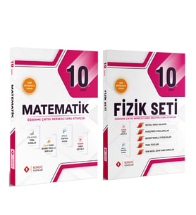 Sonuç Yayınları 10. Sınıf Matematik ve Fizik Modüler Seti 2 Kitap