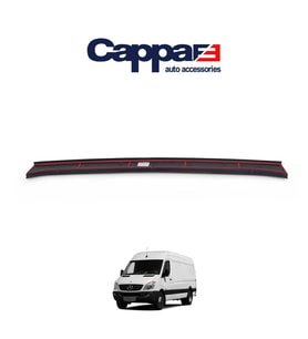 CAPPAFE Mercedes Sprinter W906 Arka Tampon Eşiği Koruma (ABS) Mat Siyah 2006-2014
