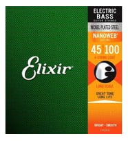Elixir 14052 Nanoweb Light 4 Telli Bas Gitar Teli (45-100)