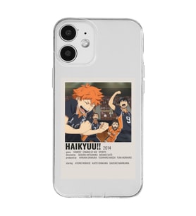 Iphone 12 Uyumlu Haikyuu!! Poster Tasarımlı Şeffaf Telefon Kılıfı