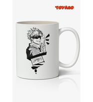 Jujutsu Kaisen Satoru Gojo Anime Temalı Beyaz Kupa Bardak Sevgiliye Arkadaşa Hediye