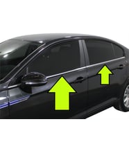 PASSAT B8.5 CAM ÇİTASI 4 PARÇA KROM 2019 2020 2021 2022 2023
