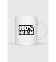 Yüzde Yüz Haram Bro Tasarımlı Kupa Bardak