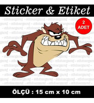 çizgi film etiket sticker - 2 adet çıkartma araba motosiklet kask atv tablet pc buzdolabı otomobil bilgisayar uyumlu