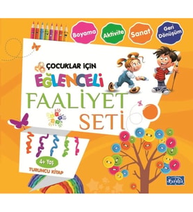 Eğlenceli Faaliyet Seti - Turuncu Kitap - 4+ Yaş
