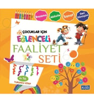 Eğlenceli Faaliyet Seti - Turuncu Kitap - 4+ Yaş