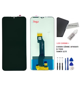 Omix X5 Uyumlu Lcd Ekran Dokunmatik Servis Lcd + B-7000 + TAMİR SETİ