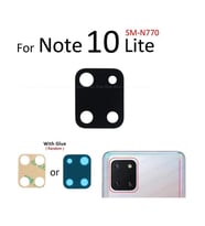Samsung Galaxy Note 10 Lite Arka Kamera Camı Lens Yapışkanlı