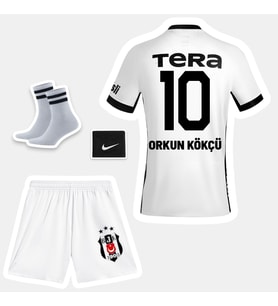 Orkun Kökçü-10 Bêşiktaş 26-27 Yeni Sezon Çocuk Futbol Forması - 4'lü Set