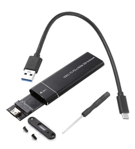 USB 3.1 TYPE-C TO PCI-E M2 NVME SSD ÇEVİRİCİ HARİCİ TAŞINABİLİR KUTU