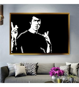 Altın Çerçeveli dekoratif tablo l420 (Gold)