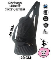 SİLİNDİR OMUZ ASKILI FİTNESS ÇOKLU SPOR ÇANTASI