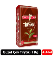 Güzel Çay Tiryaki Siyah Çay 1 Kg 4 Adet