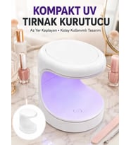 Seyehat Tipi Mini Oje Kurutucu Ultraviole Mor Işık Protez Tırnak Kurutucu Yeni Nesil