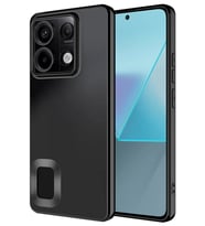 Xiaomi Redmi Note 13 Pro 5G Kılıf Köşeleri Renkli Şeffaf Kamera Korumalı Silikon Luxury Kapak (Siyah)