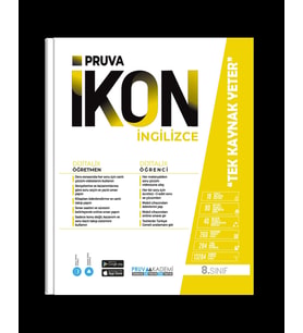 Pruva Akademi Yayıncılık 8. Sınıf İkon İngilizce Konu Anlatım Kitabı