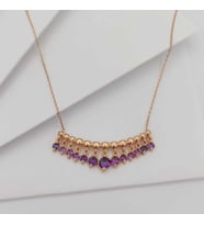 Gümüş Mistik Topaz Taşlı Kolye 925 Ayar (Karışık)