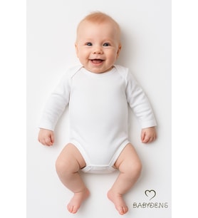 Uzun Kollu Bebek Body Zıbın Yumuşak Kumaşlı, Çıtçıtlı, Beyaz İç Zıbın Pamuklu Bebek Giyim 03-24Ay