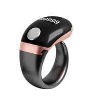Titreşimli Akıllı Zikir Yüzüğü LED Ekranlı Dijital Tesbih & Otomatik Tur Sayacı Rose Gold