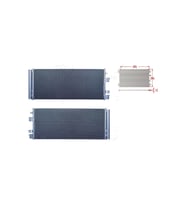 Klima Radyatörü 654x284x12 – 1850441 Wisco – Opel Corsa E 1.0 1.2 1.3 14 Ve Sonrası Uyumlu