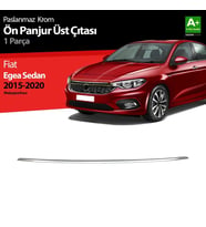 Fiat Egea Uyumlu Sedan Krom Ön Panjur Üst Çıtası 2015-2020