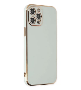 iPhone 12 Pro Max Kılıf Volet Silikon - Açık Yeşil