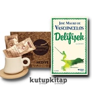 Kutupkitap Bambu Fincan Türk Kahvesi Kişiye Özel Not Delifişek  Kitap Hediye Seti