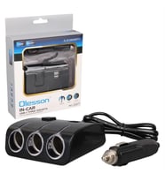 Ayt Olesson 1506 12-24V 3Lü Çift Usbli 120W 80 Cm Kablolu Araç Oto Tırç Çakmak Çoklayıcı Çakmaklık Çoğaltıcı