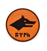 GÖKTÜRK KURT Deri PEÇ - Arma - Askeri Patch