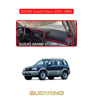 SUZUKI Grand Vitara (2003-2006) TORPİDO KORUMA HALISI KIRMIZI KENAR