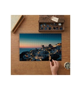 Yunan Adaları- Gezi - Tatil Tasarımı 240 parça Ahşap Puzzle Ahşap Kutuda MP01212