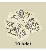 Kum Boyama Seti A5 Boyutunda (20x13.5) 10 Adet