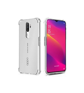 Oppo A5 2020 Şeffaf Tank Silikon Kapak