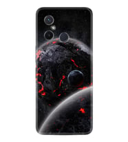 Xiaomi Redmi 12c Kılıf Resimli Desenli Silikon Platinium Series Dark World 1867